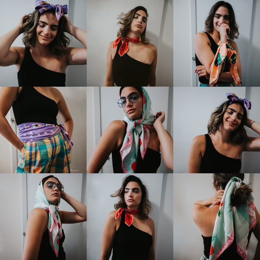 6 Fun Ways to Style a Silk Bandana this Summer! - centinelle