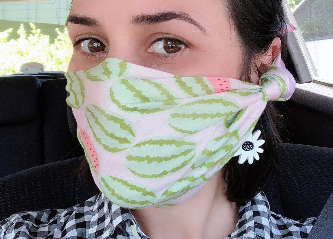 How to make a face mask with your Centinelle scarf or bandana & more essential information. - centinelle