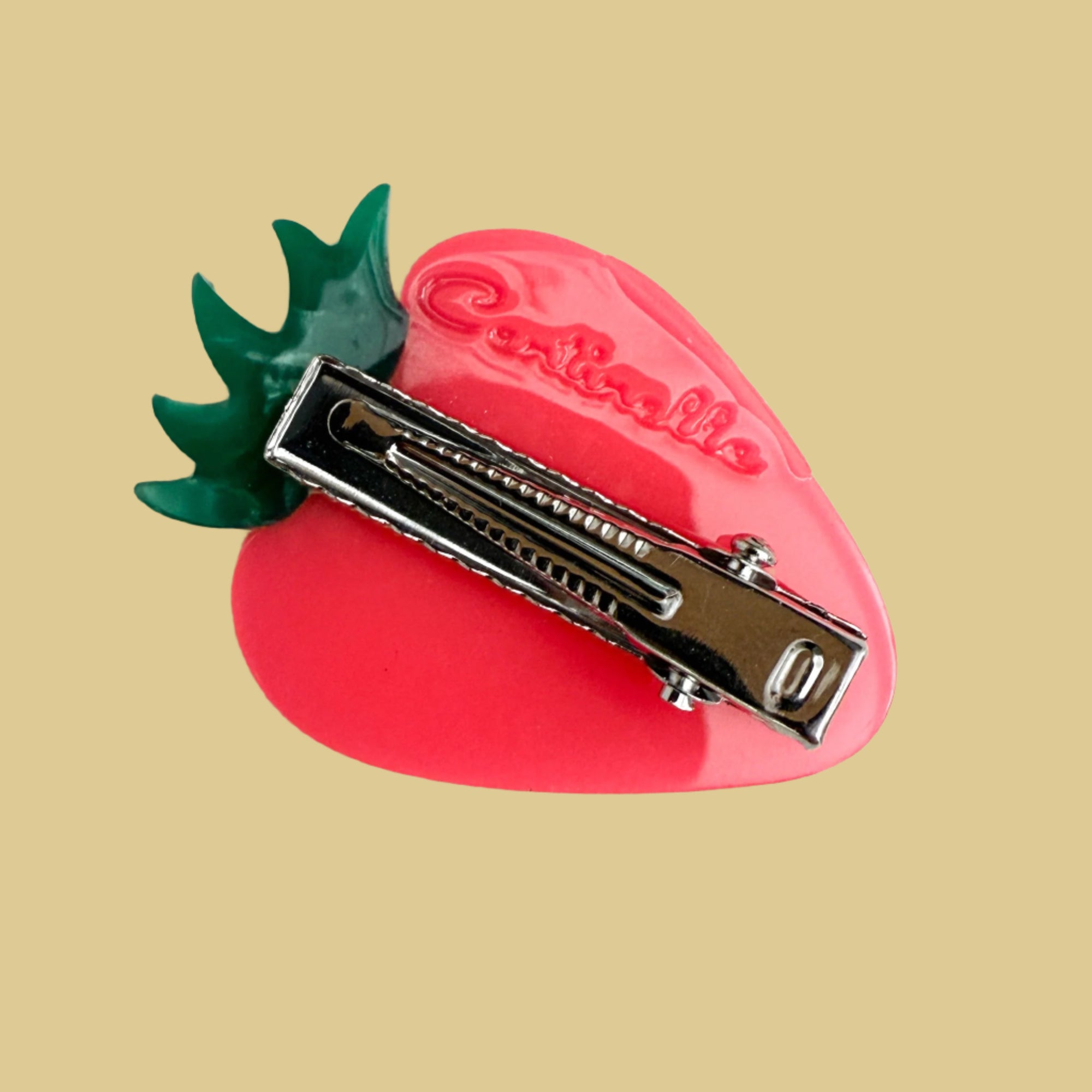 Neon Strawberry Hair Alligator Clip