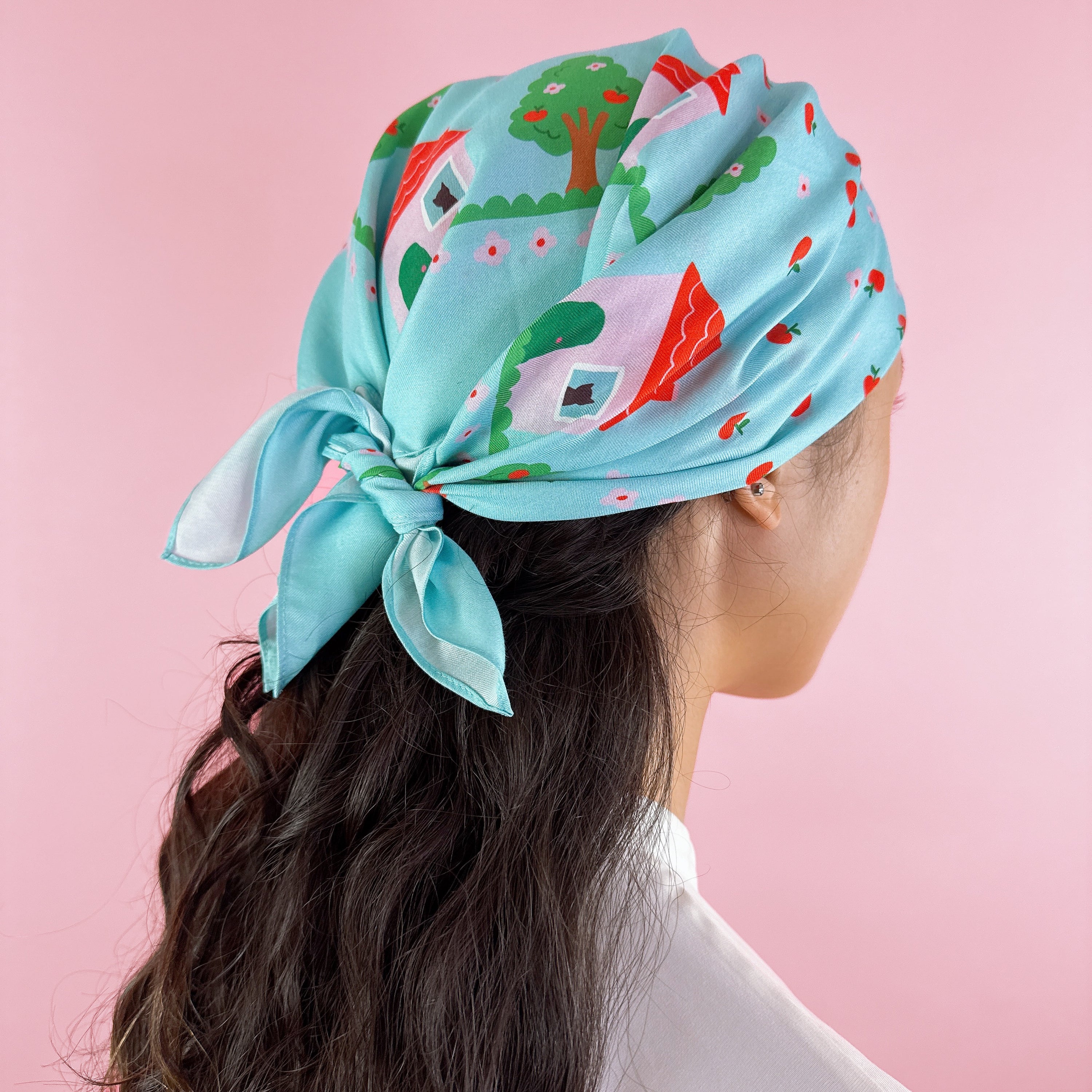 House Cotton Silk Bandana