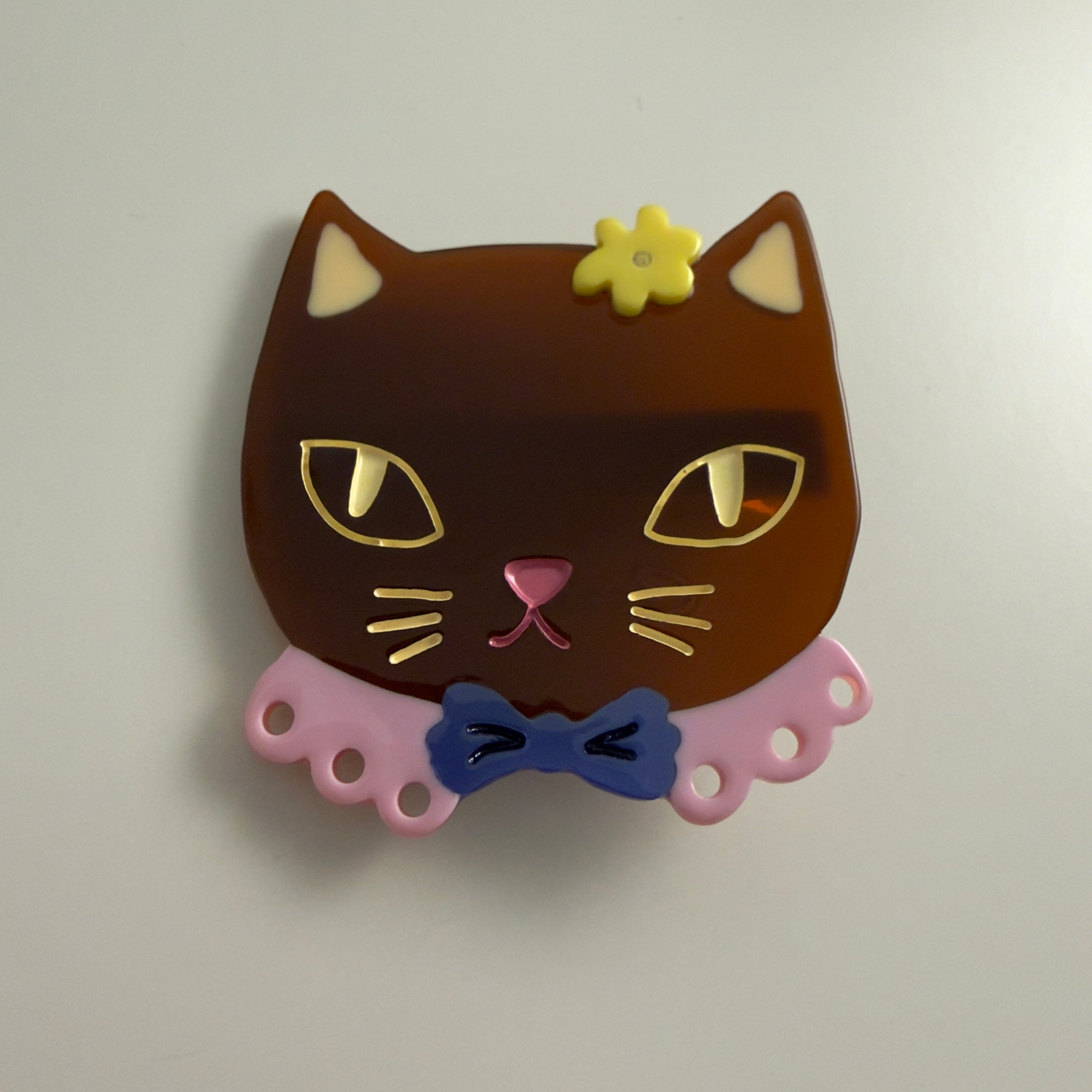 Chat Au Chocolat Alligator Clip