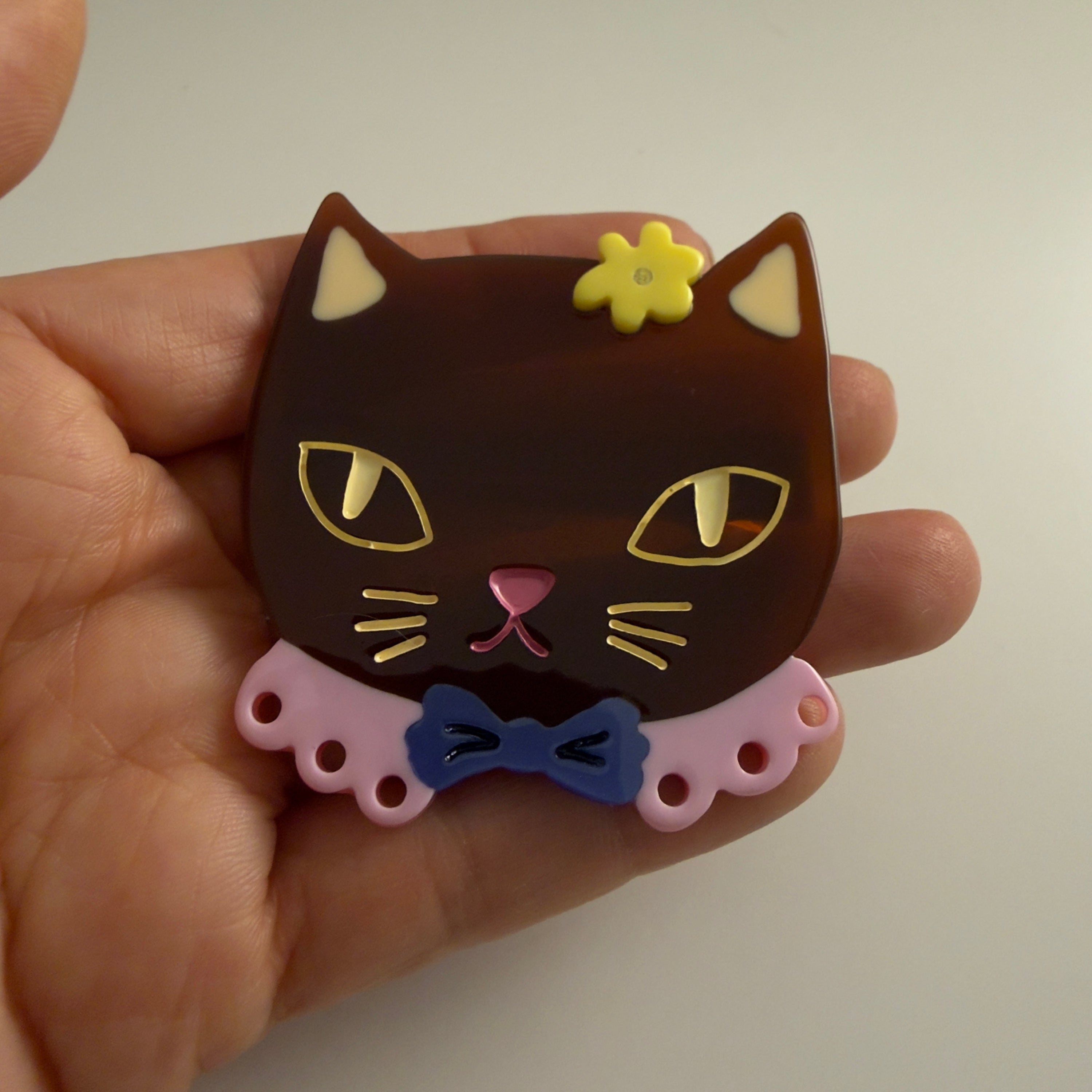 Chat Au Chocolat Alligator Clip