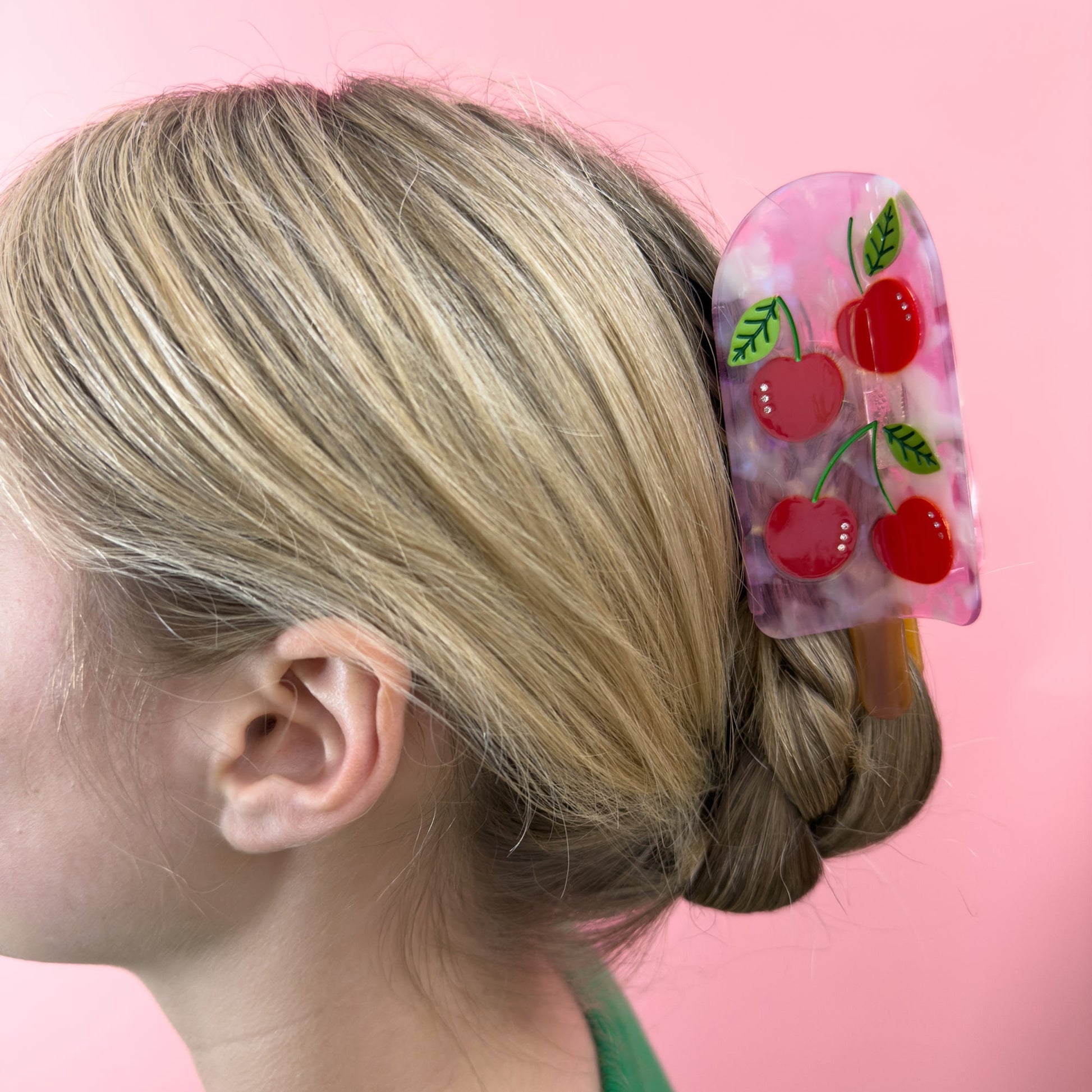 Cherry popsicle hair claw, stay cool with this delicious hair accessory from Centinelle 