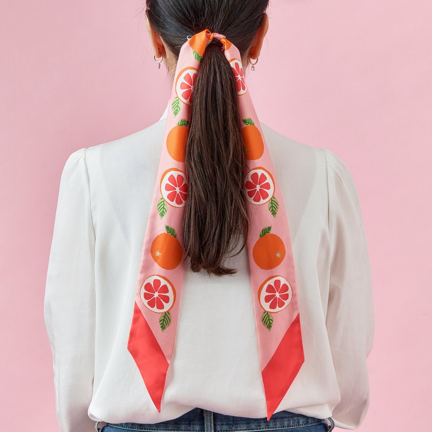 CALIFORNIA POMELO - Twilly Ribbon Scarf