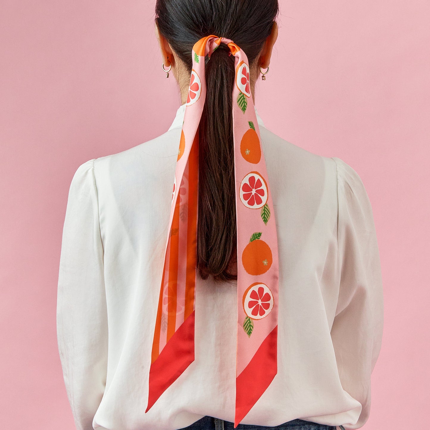 CALIFORNIA POMELO - Twilly Ribbon Scarf