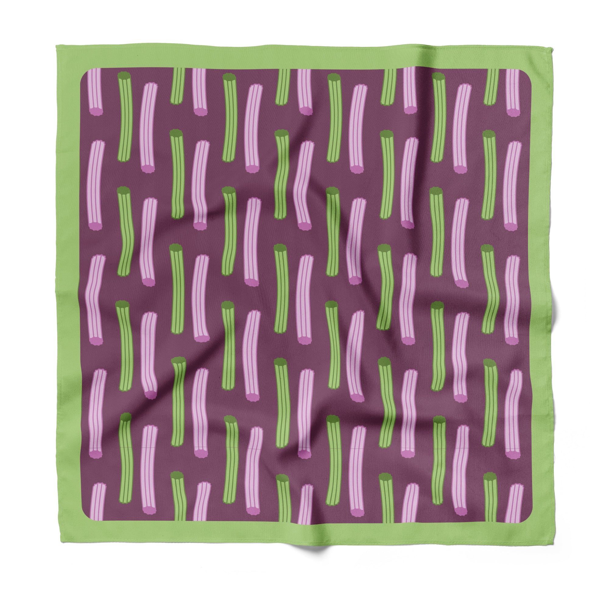 Churros Silk Large Square Scarf
