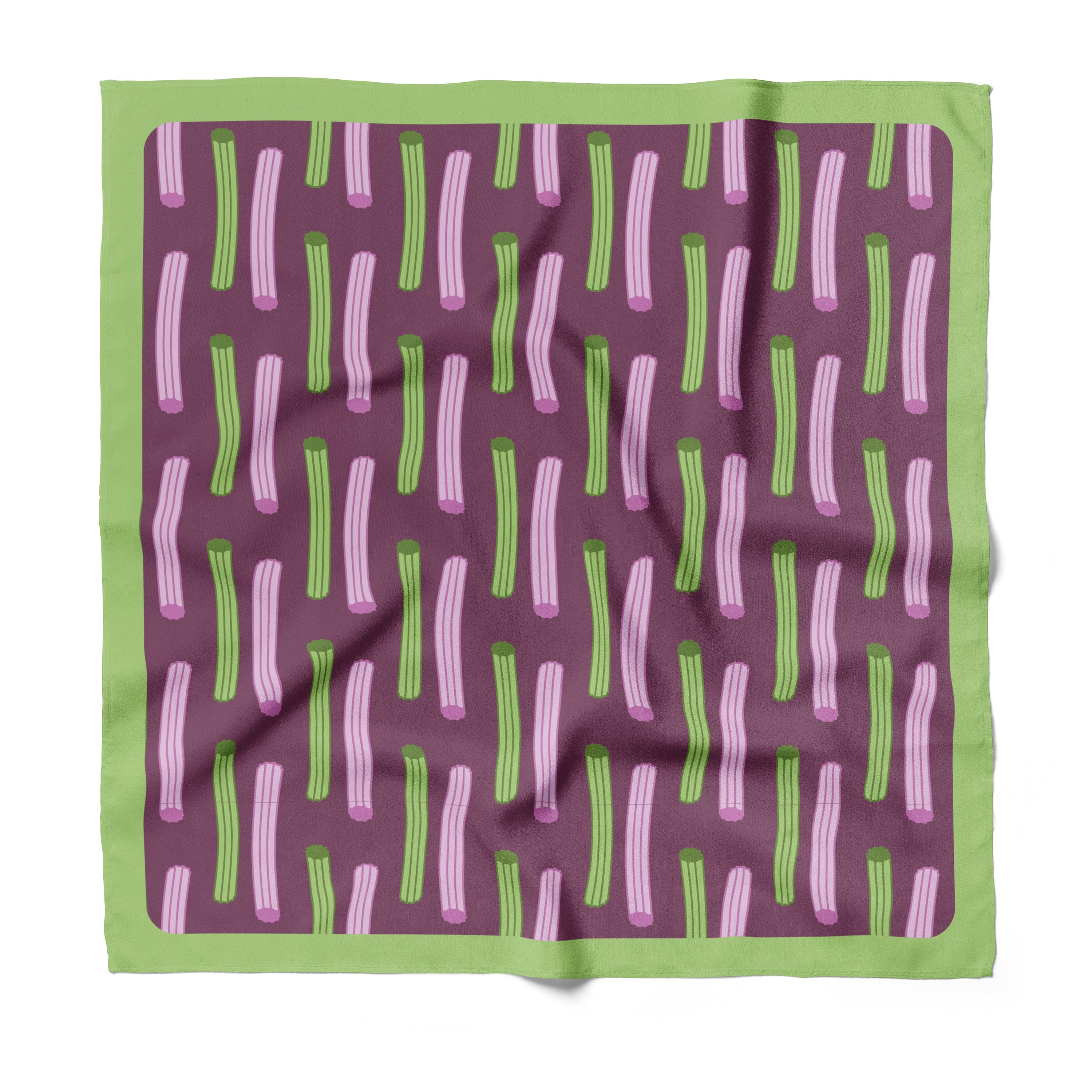 Churros Silk Large Square Scarf