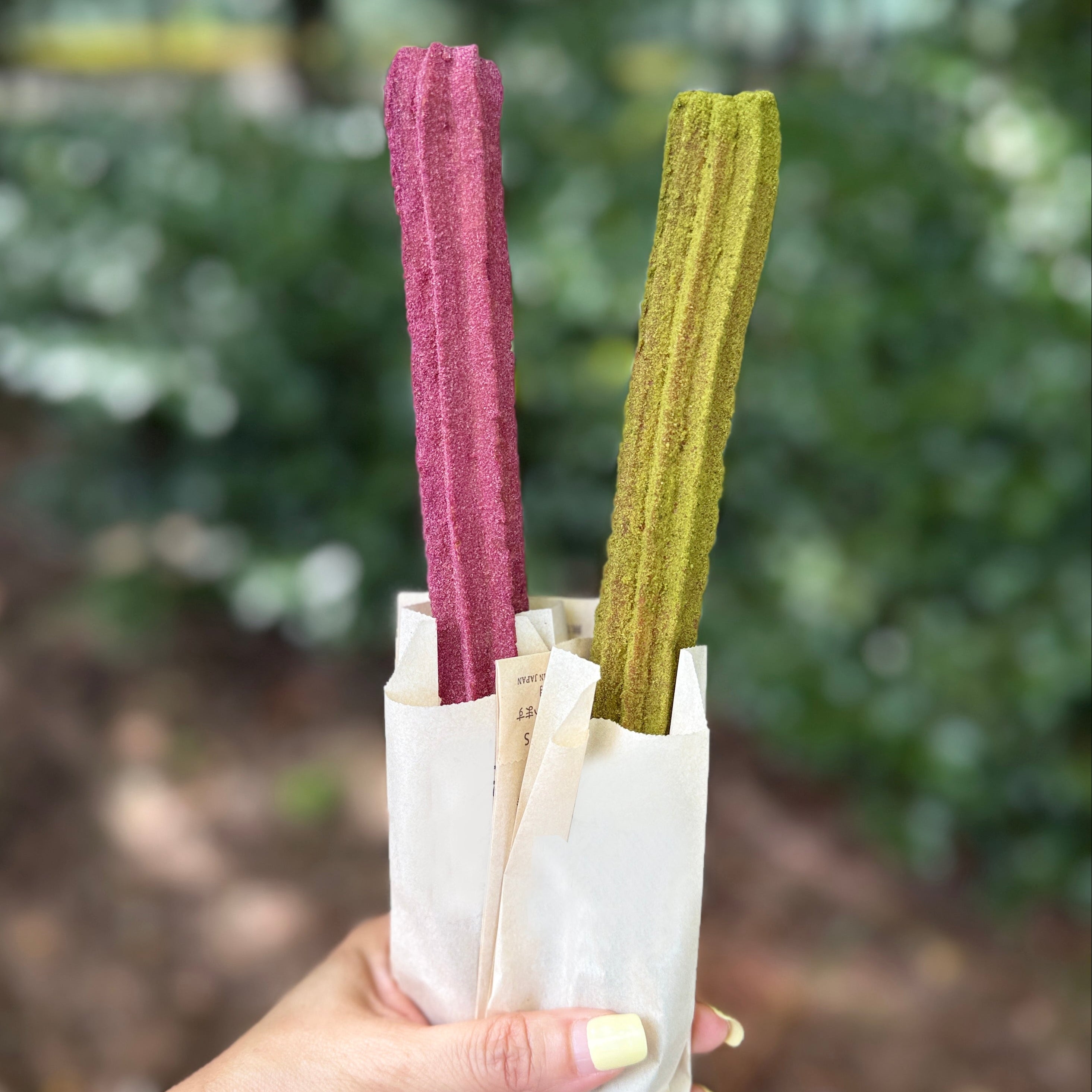 churros-matcha-and-purple-potato