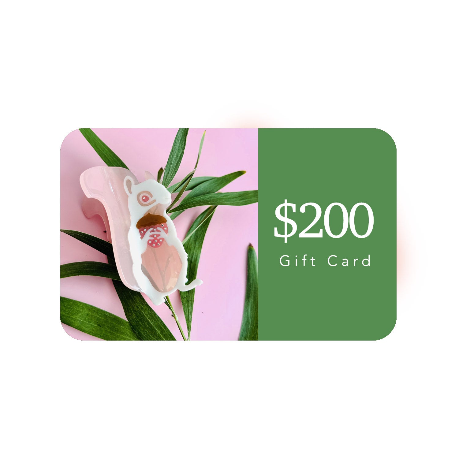 Centinelle gift card with 200 dollars value.