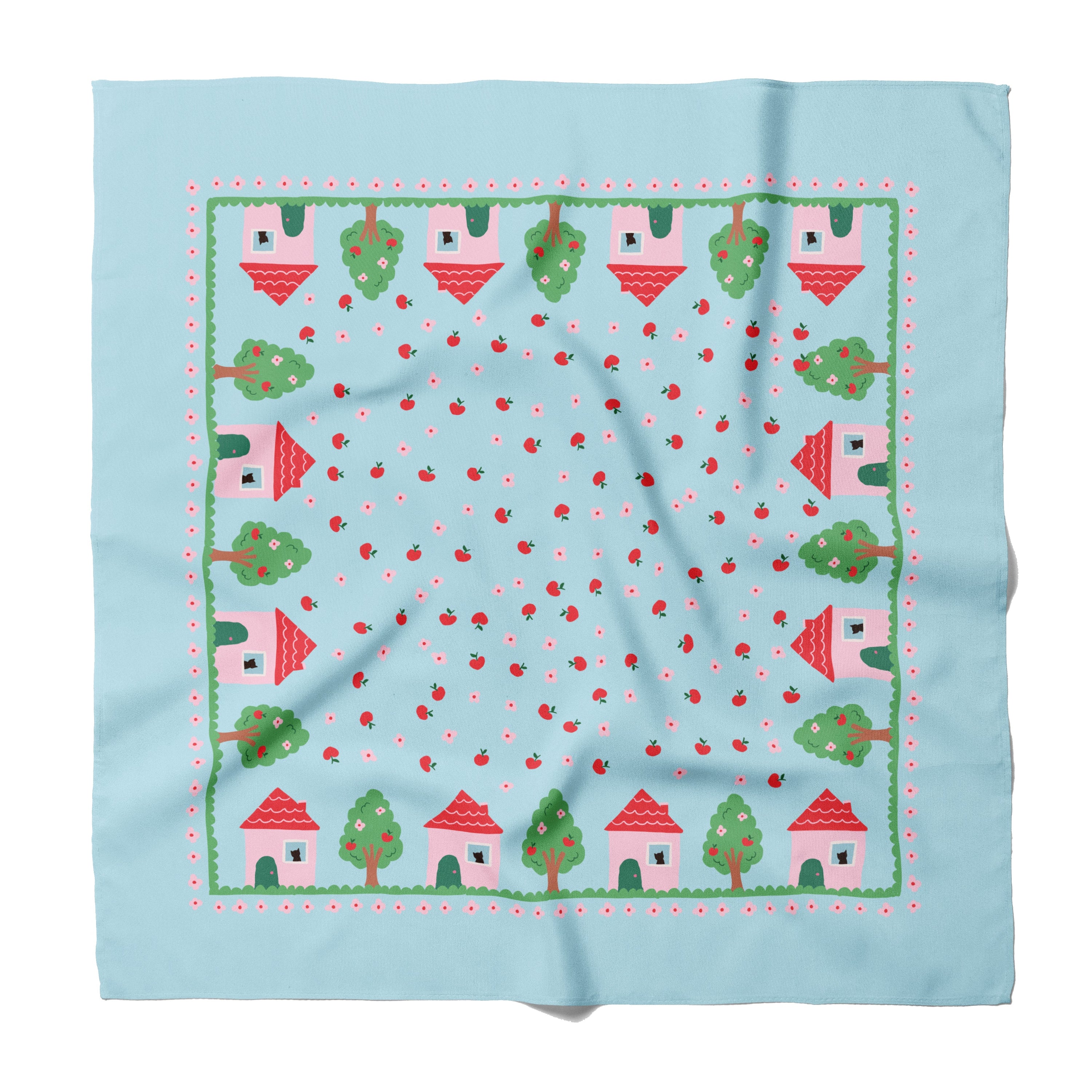 House Silk Medium Square Scarf