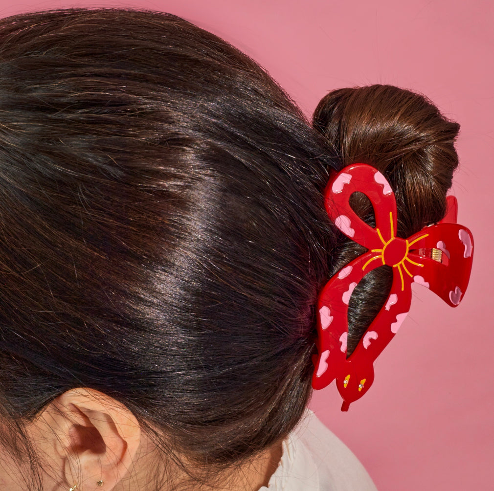 YEAR OF THE SNAKE RIBBON - Hair Claw