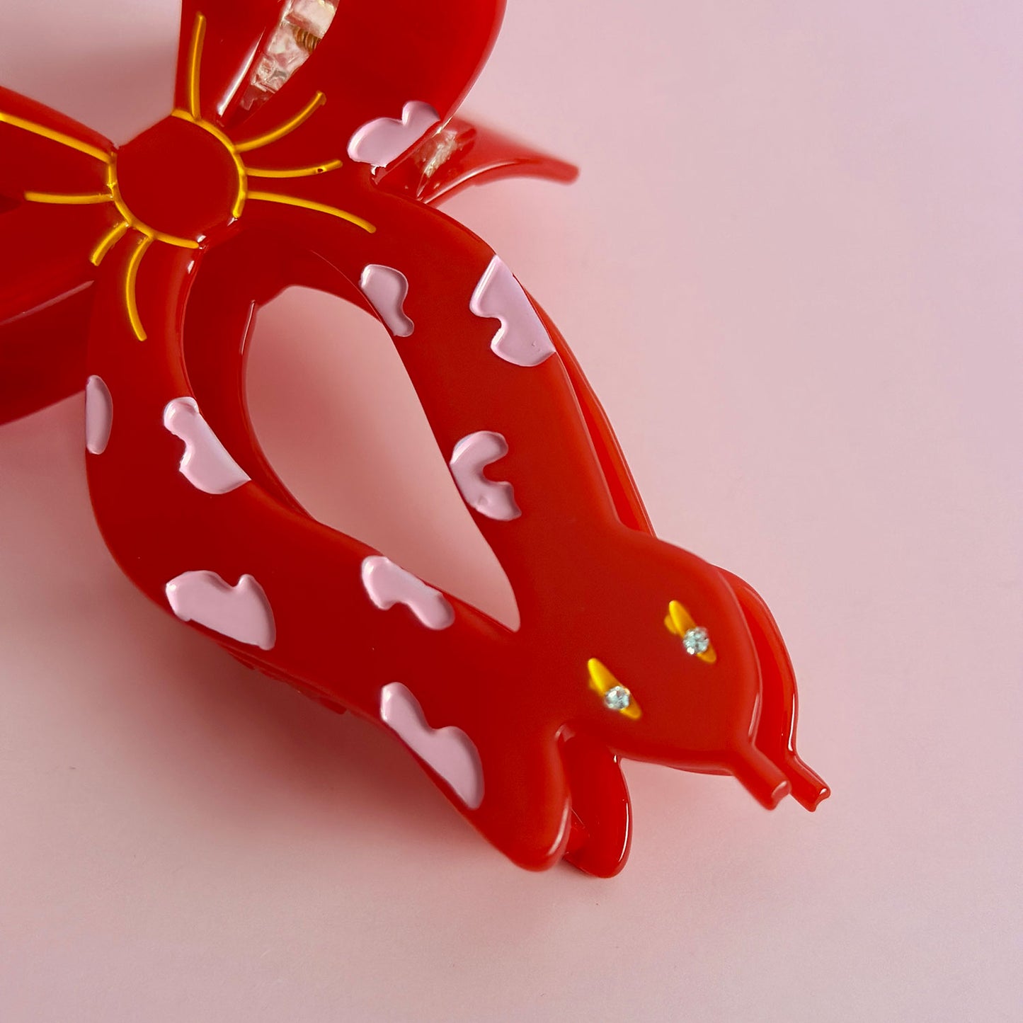 YEAR OF THE SNAKE RIBBON - Hair Claw